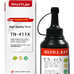 Toner refill kit Pantum TN-411X Black 6k compatibil cu P3010DW/3300DW/M6700DW/M6800FDW/M7100DW/M7200FDW, PANTUM