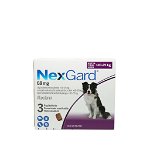  Nexgard L pentru câini de 10 - 25kg, 3 comprimate masticabile, Merial