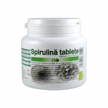 Spirulina tablete 500 mg BIO - 300 buc
