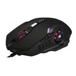 Mouse gaming Varr Vgmlb Omega, 800-2600 dpi, iluminare RGB, 6 butoane, Negru, Omega