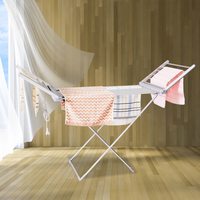 Uscator electric pentru haine, 8 bare, pliabil, gri, 230 W, Tenq.ro Uscator electric pentru haine, 8 bare, pliabil, gri, 230 W, Tenq.ro