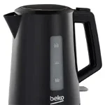 Fierbator Beko WKM4226B, 2200W, 1.7 litri, rotire 360°, indicator nivel apa, deconectare automata, negru