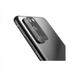 Folie protectie camera sticla securizata si rama metal pentru Samsung Galaxy S20 gri, HIMO