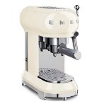Espressor manual Smeg ECF01CREU, 1350 W, 15 bar, Crem