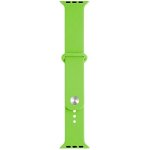 Curea compatibila Apple Watch 1/2/3/4 silicon 42/44mm verde menta
