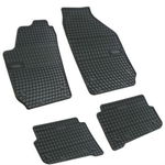 Set covorase auto din cauciuc Seat Ibiza 3 2002-08, negre , 4 buc., 