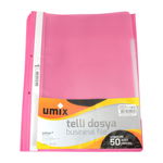 Dosar A4 plastic sina si perforatii 50/set Umix Dosar A4 plastic sina si perforatii negru 50 buc/set Umix, Umix