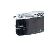 Set Radio Ceas Digital cu Alarma Yijia YJ-2618, Functie Snooze, Negru-Argintiu + Boxa Portabila Mini Speaker BT-85 Centenarul Romaniei, Inter-Line Company SRL