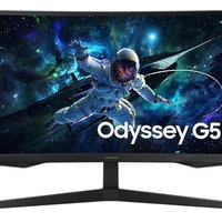 Monitor Gaming Curbat LS27CG554EUXEN 27inch 1ms Negru, Samsung