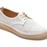 Pantofi casual GRYXX albi, 187232, din piele naturala, Gryxx
