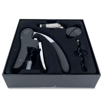 Set Accesorii Deschidere Sticla Vin Sommelier Oeno Collection Negru, L Atelier Du Vin