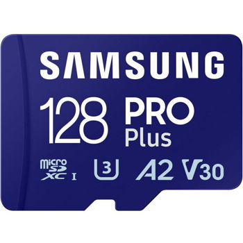 MicroSD 128GB SDXC PRO Plus (2023)(CL10) , Samsung