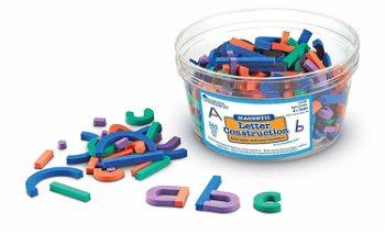 Set constructie magnetic - Litere si cifre, Learning Resources, 4-5 ani +, Learning Resources