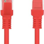 Cablu lanberg Patchcord, Cat6, nieekranowany, 5m, rosu (PCU6-10CC-0500-R), Lanberg