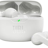 Casti audio in-ear JBL Wave Beam, True Wireless, Bluetooth, Deep Bass, Alb