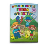 Carte de colorat pentru copii, Ferma lui Bunicu, format A4, 24 pagini carton 120 g/mp, ArtPress