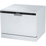 Masina de spalat vase compacta Candy CDCP 6, 6 seturi, 6 programe, Clasa F, Alb