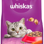 WHISKAS Hrană uscată pentru pisici Adulte, cu Vită, Whiskas