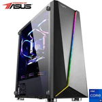 Sistem Desktop Gaming MYRIA Vision 85WIN Powered by Asus, Intel Core i9-11900F pana la 5.2GHz, 32GB, 1TB + SSD 480GB, NVIDIA GeForce RTX 3080 Ti 12GB, Windows 10 Home