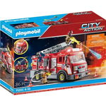 Set de Constructie Playmobil Camion De Pompieri Us, Playmobil