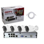 Kit CCTV AHD 4 camere exterior + HDD Toshiba DT01ACA 500GB, 7200rpm, 32MB cache, SATA III, KlaussTech