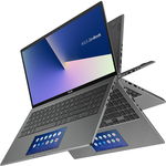 Laptop Asus ZenBook Flip 15 UX562FDX-A1005R 15.6 inch UHD Intel Core i7-8565U 16GB DDR4 512GB SSD nVidia GeForce GTX 1050 2GB Windows 10 Pro Gun Grey