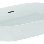 Lavoar pe blat alb lucios 60 cm, oval, cu preaplin, Ideal Standard Ipalyss, Ideal Standard