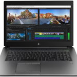 Laptop HP ZBook 17 G5 Intel Core Coffee Lake (8th Gen) i7-8750H 512GB 16GB nVidia Quadro P2000 4GB Win10 Pro FullHD FPR 4qh90ea