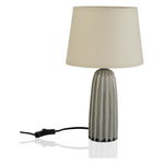 Lampa de masa Versa, ceramica, max. 40 W, gri, 38x22x22 cm - Versa, Gri & Argintiu, Versa