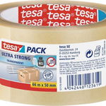 TESA banda ambalaj ULTRA STRONG 50mm x 66m transparent, Tesa