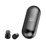 Casti True Wireless Motorola VerveBuds 400 Compact, Bluetooth, Microfon, Waterproof IPX6 (Negru), Motorola