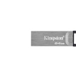 Memorie USB Kingston DataTraveler 64GB USB 3.2 Kyson Silver, KINGSTON