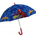 Umbrela Perletti, manuala, Spiderman, 38 cm