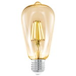 Bec LED Eglo Vintage Style Amber E27-LED ST64 4W, 2200K, 25000 ore