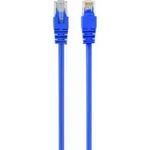 Cablu UTP Retea, Albastru, Cat5e, 1m Lungime - Cablu Ethernet cu Mufa, Conector RJ45, Praize