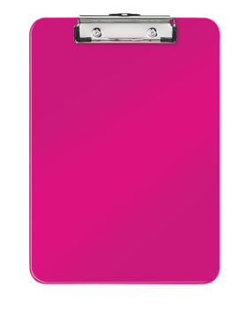 Clipboard A4, roz metalizat, LEITZ WOW