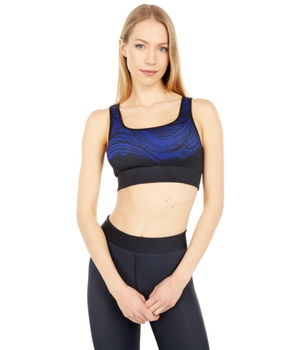Imbracaminte Femei cor designed by Ultracor Emulsion Scoop Neck Bra Blue Print, cor designed by Ultracor