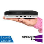 Calculator mini HP ProDesk 400 G4 Mini PC, Intel Core i5-8500T, 8GB DDR4, 256GB SSD, Windows 10 Pro