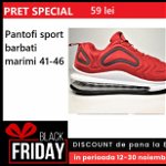 Pantofi sport barbati 502 RED, marimi 41-46