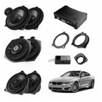 Pachet sistem audio Plug&Play Audison dedicat BMW K4E X4M A4E + Amplificator AP F8.9bit 1200W + Conectica dedicata