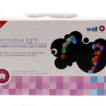 Ghirlanda luminoasa Well, 4 W, 285 cm, 20 LED-uri, Multicolor