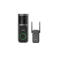 Kit sonerie video wireless Imou Doorbell 2S DB-2SP-3T0W/DS3, 3 MP, 2.3 mm, acumulator 5000 mAh, PIR, IR 5 m, microfon si difuzor, slot card, detectie miscare, IMOU
