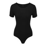 Body negru cu maneci scurte VERO MODA Tenna