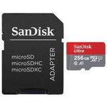 Card de memorie SANDISK Ultra microSDXC, 256GB, 150MB/s, clasa 10/U1/A1, UHS-I, adaptor