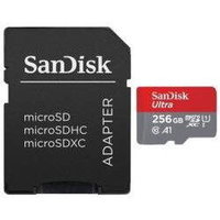 Card de memorie SanDisk Ultra microSDXC 256GB + SD Adapter 150MB/s A1 Class 10 UHS-I