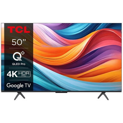 Televizor QD-MiniLED TCL 127 cm (50inch) 50C69K, Ultra HD 4K, Smart TV, WiFi, CI+, TCL