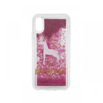 Husa iPhone XS / X Lemontti Liquid Sand Fabulous Glitter