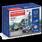 Set constructie magnetic Magformers Politie 50 piese Clics Toys