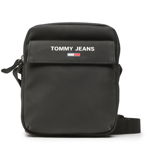 GEANTA TOMMY JEANS TWIST REPORTER BARBATI, POLIURETAN, NEGRU, MARIME UNICA