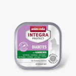 INTEGRA PROTECT Diabetes, Iepure, dietă veterinară, tăviță hrană umedă fără cereale pisici, diabet, (în aspic), 100g, Integra Protect